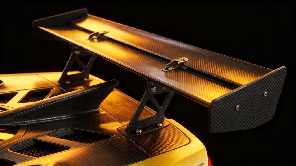 Iconic carbon fiber automotive components from the 1990s