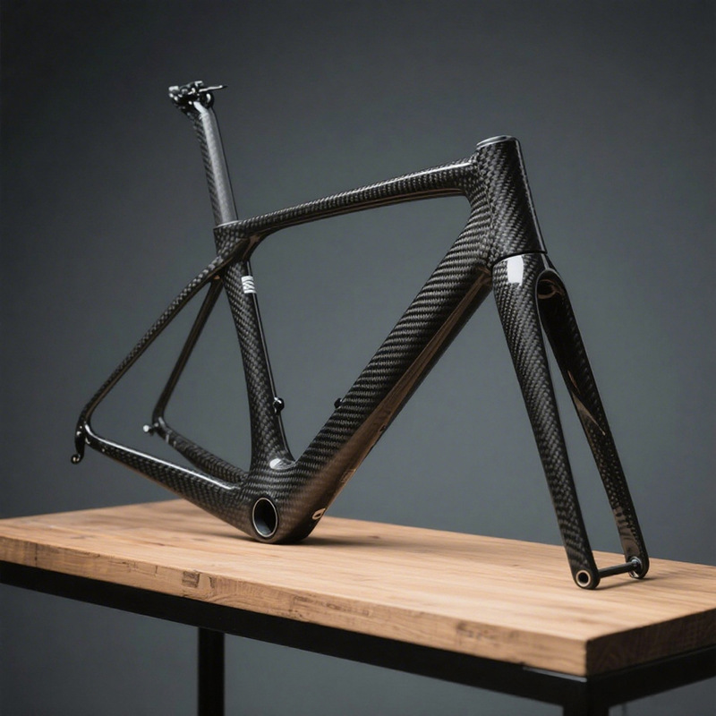 Carbon fiber bicycle frame parts