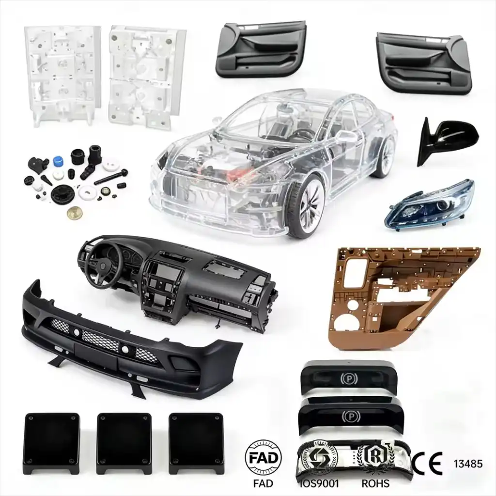 Plastic car plastic product case