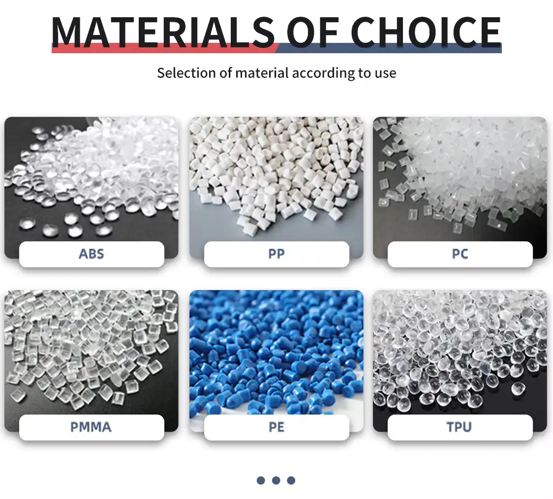 material selection for injection molding parts