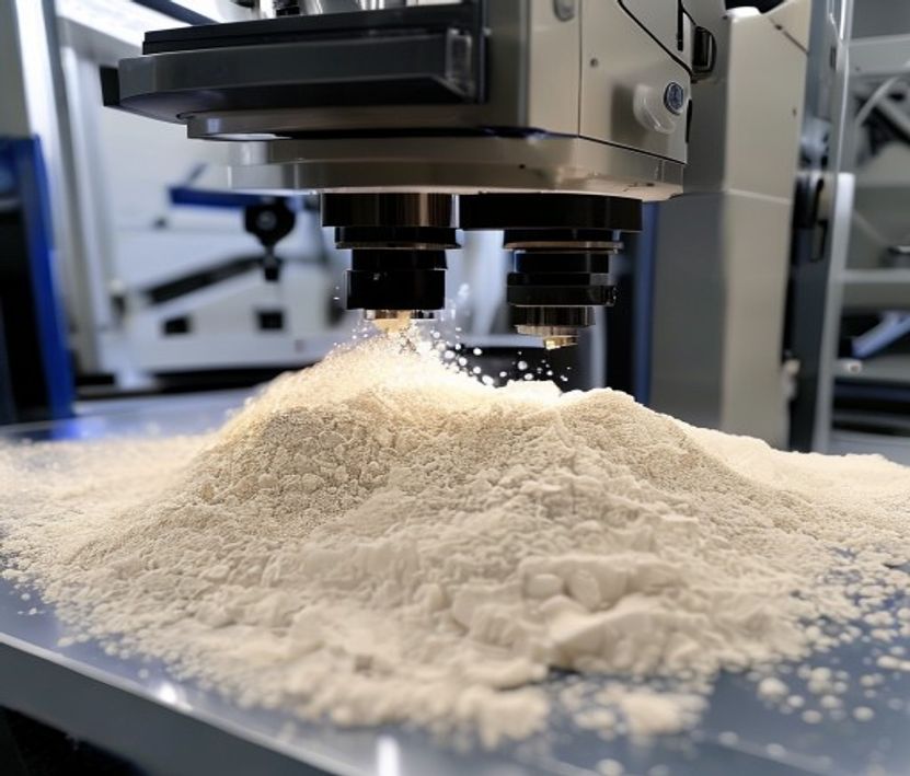 SLS 3D printing process with nylon powder — Nylon Plastic