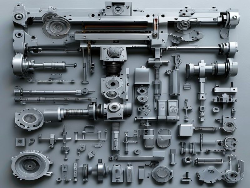 3D printer extruder components diagram