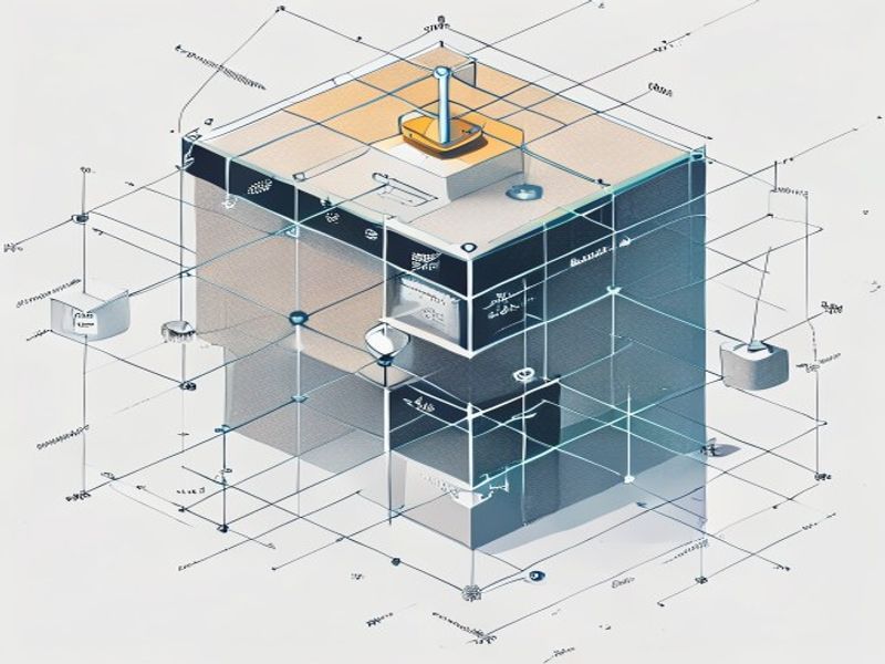 Calibration cube measurement points diagram