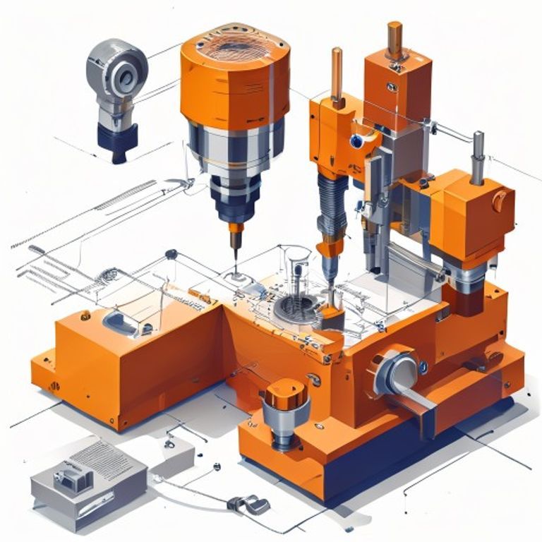 CNC milling process showing multi-axis cutting tool engagement