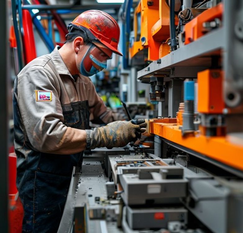 Injection Mold Maintenance - Extending Tool Life and Performance Injection mold maintenance with engineer inspecting precision tooling