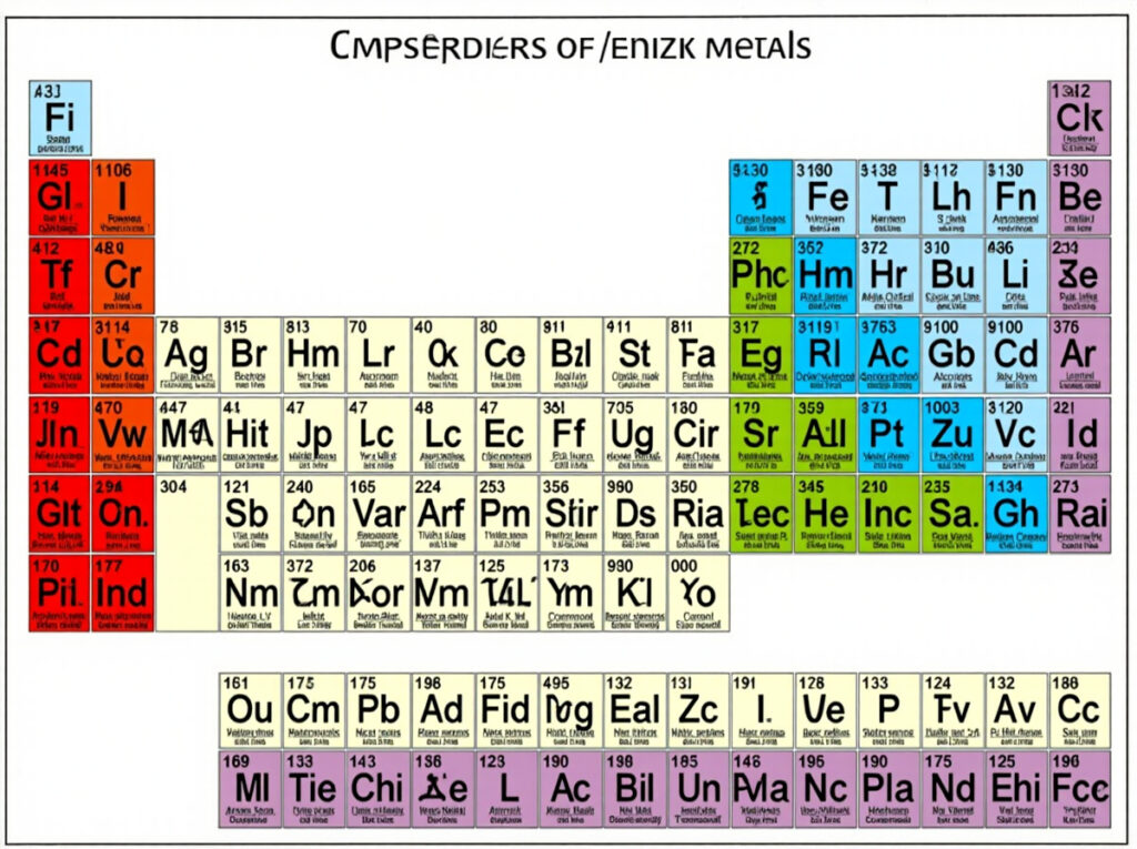 transition metals periodic table elements guide 0