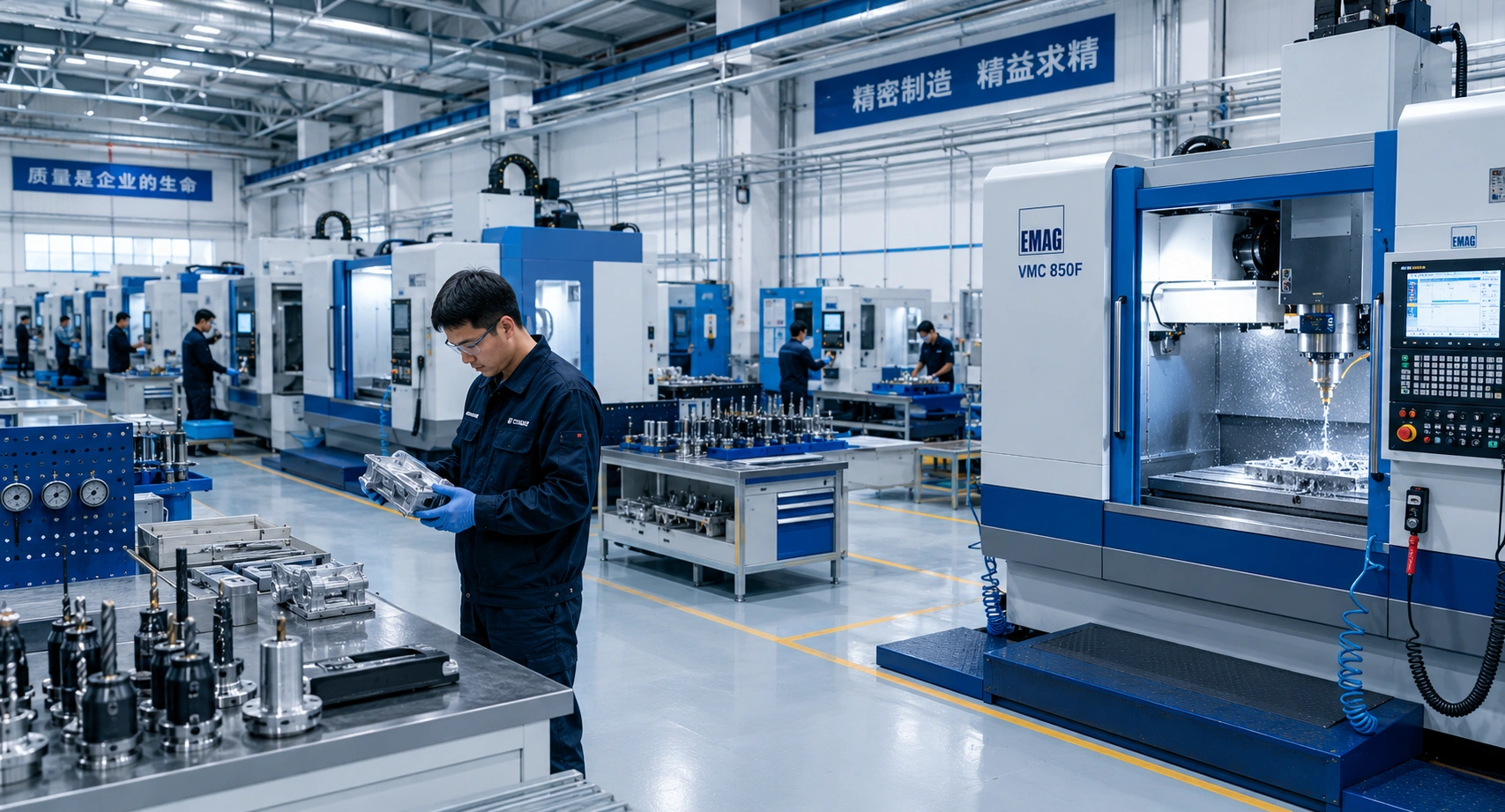 Inicio CNC Manufacturing Plant