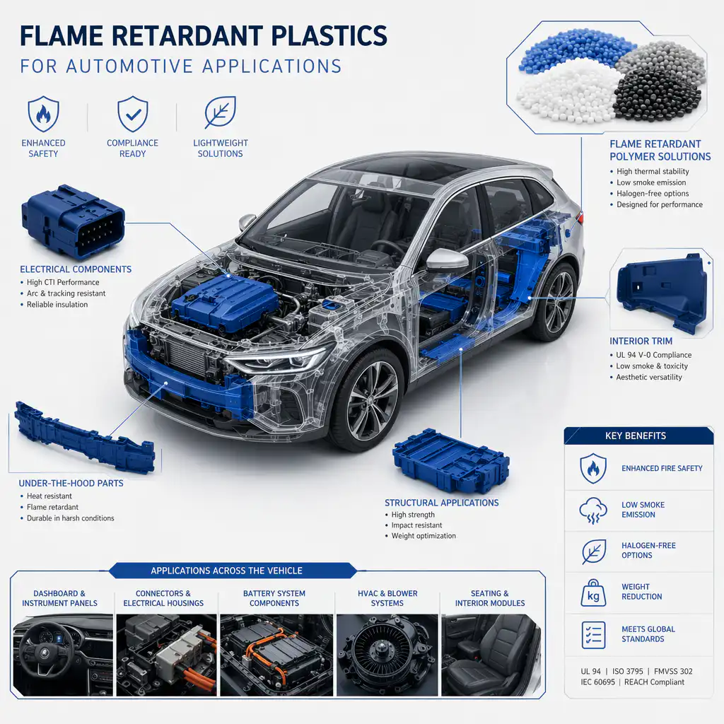 Flame Retardant Plastics for Automotive Applications