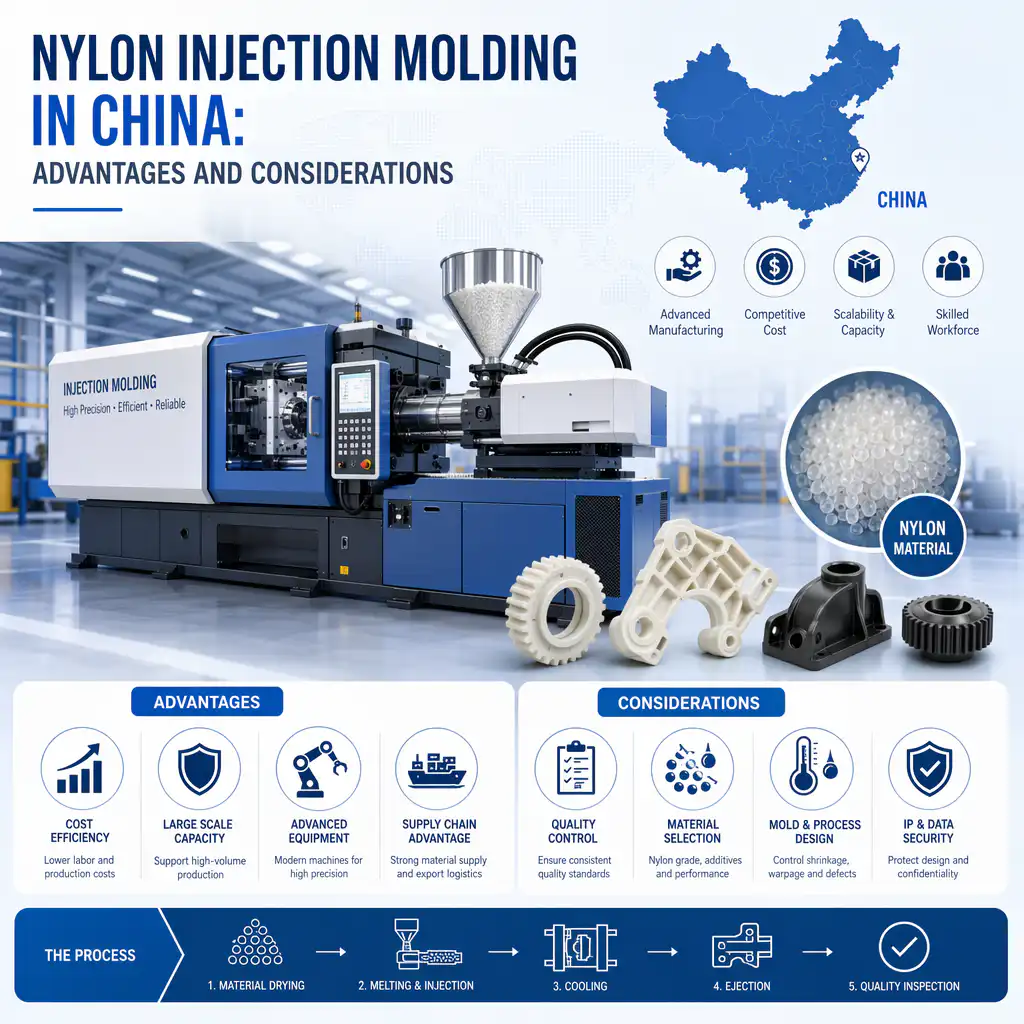 Nylon Spuitgieten in China: Voordelen en overwegingen