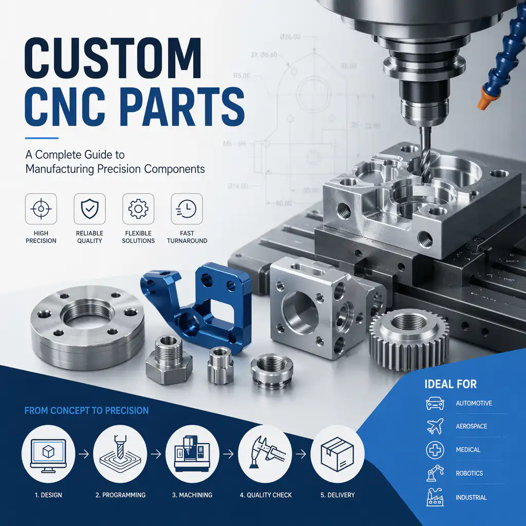 Custom CNC Parts: A Complete Guide to Manufacturing Precision Componen