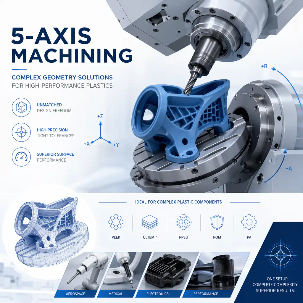 5-Axis Machining: Complex Geometry Solutions for High-Performance Plas