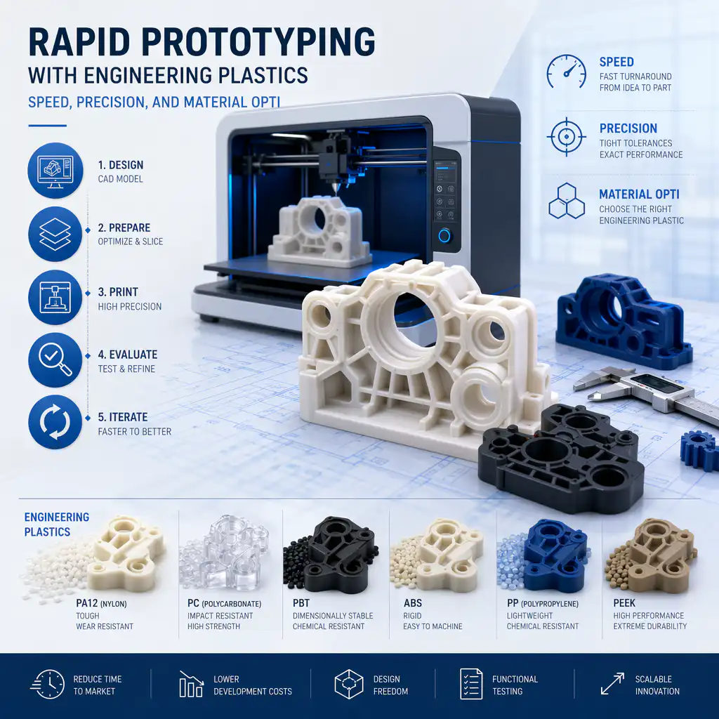 Rapid Prototyping with Engineering Plastics: Speed, Precision, and Mat