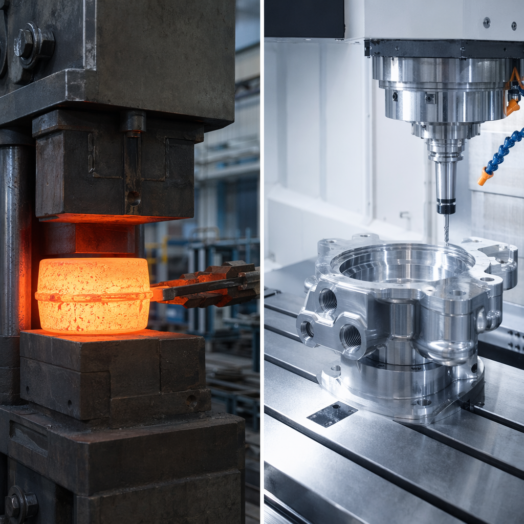 Schmieden vs. CNC-Bearbeitung: Die Wahl des richtigen Verfahrens für Nylonkomponenten Schmieden vs. CNC-Bearbeitung: Die Wahl des richtigen Verfahrens für Nylonbauteile
