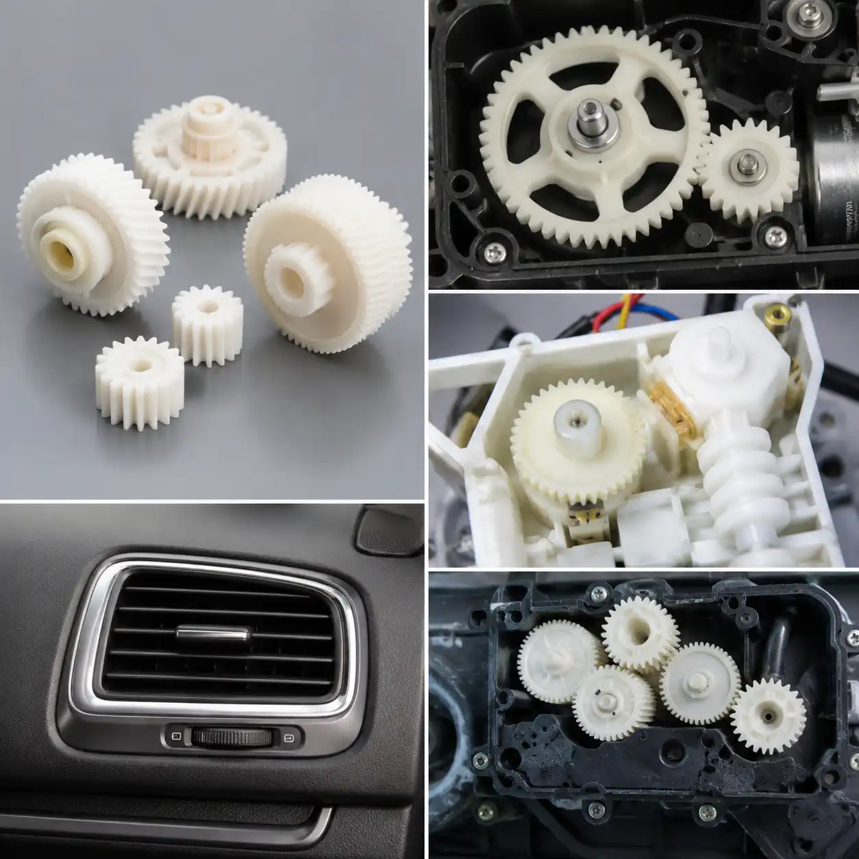 Plastic gear tooth geometry involute profile root fillet tip relief design parameters