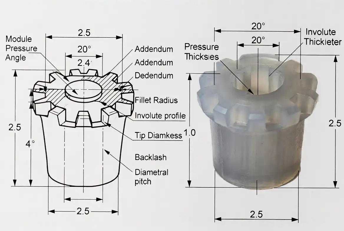 Injection molding vs CNC machining plastic gear manufacturing methods comparison