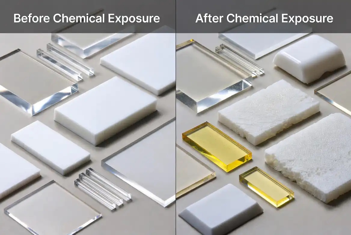 Chemical resistance application guide engineering plastics processing equipment selection