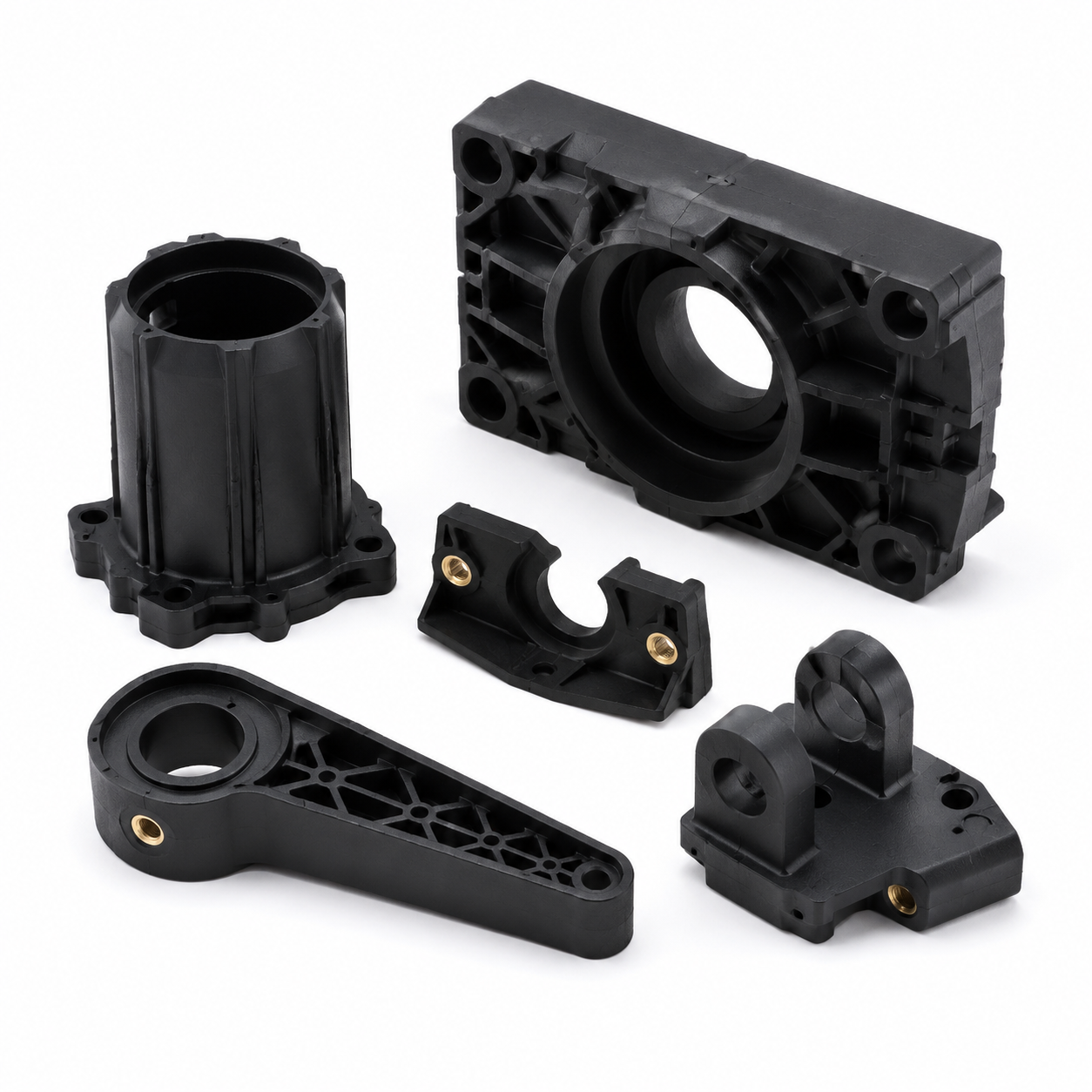 Glass fiber reinforced nylon PA66 GF30 injection molded parts