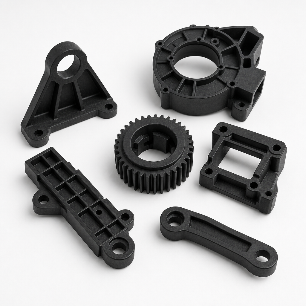 Glass fiber reinforced nylon PA66 GF30 injection molded parts