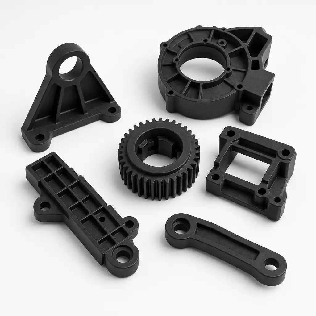 Glass fiber reinforced nylon PA66 GF30 injection molded parts