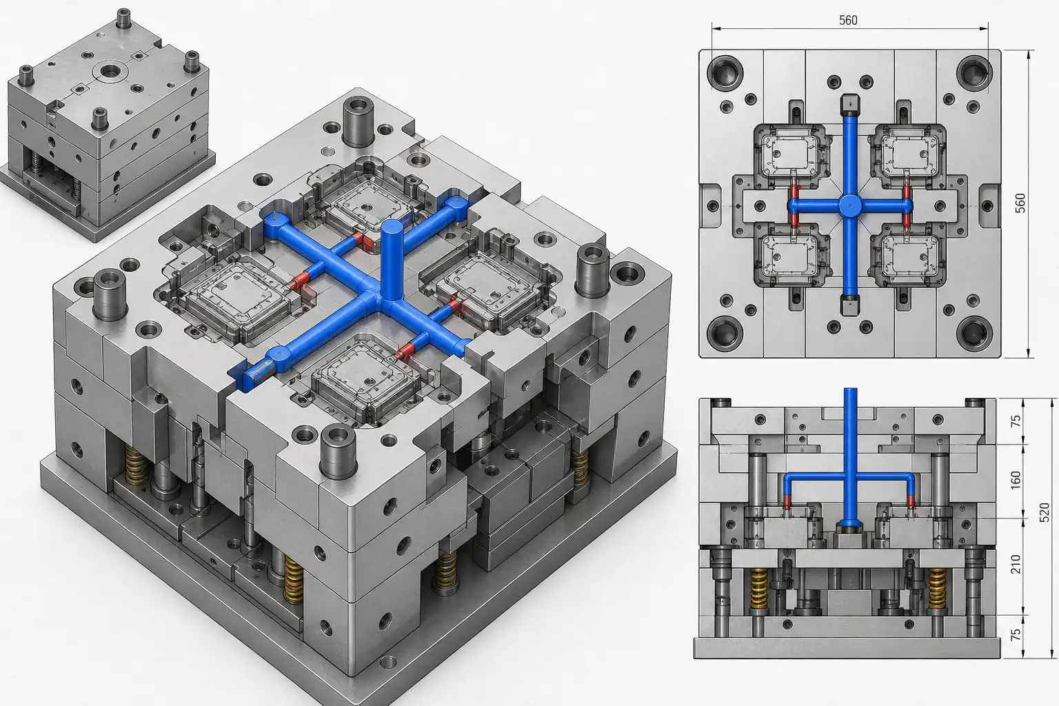 Injection Mold Gate Design Guide: Types, Selection, and Best Practices Image 2
