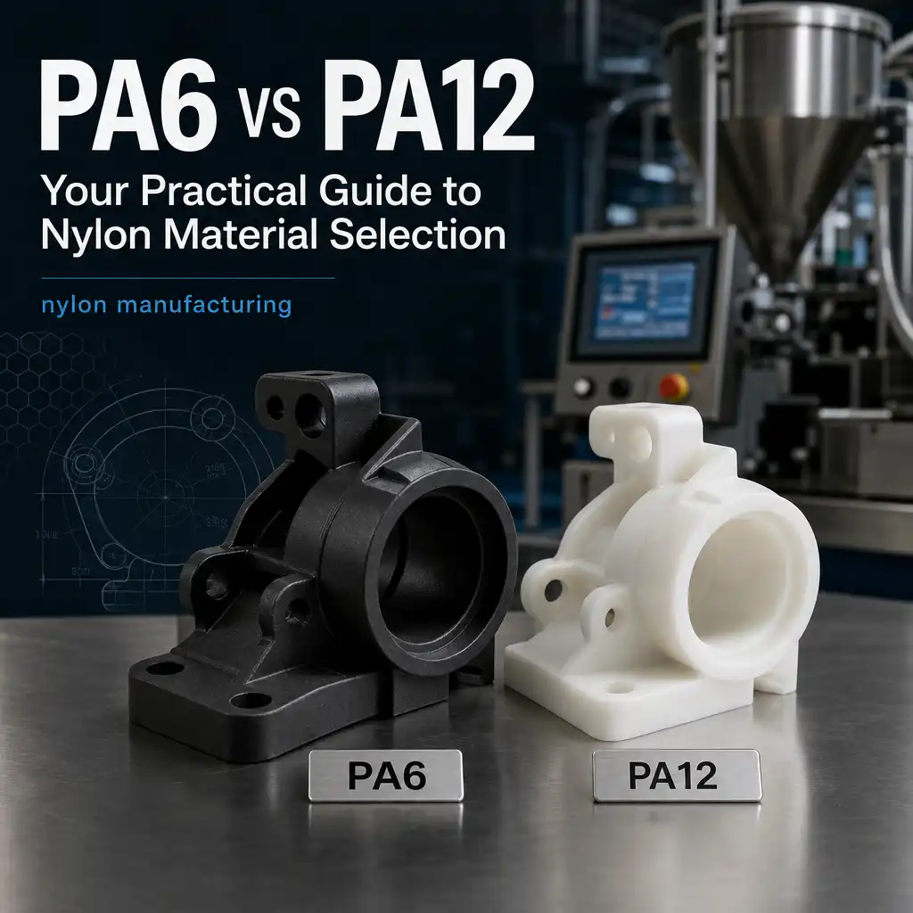 Professional industrial photograph: PA6 vs PA12: Your Practical Guide to Nylon M
