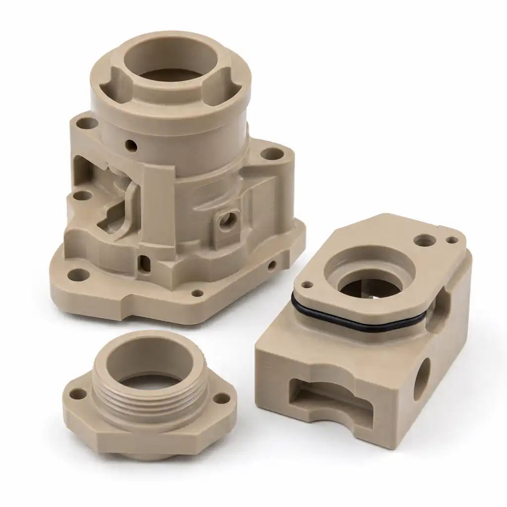 PEEK plastic machined components precision engineering