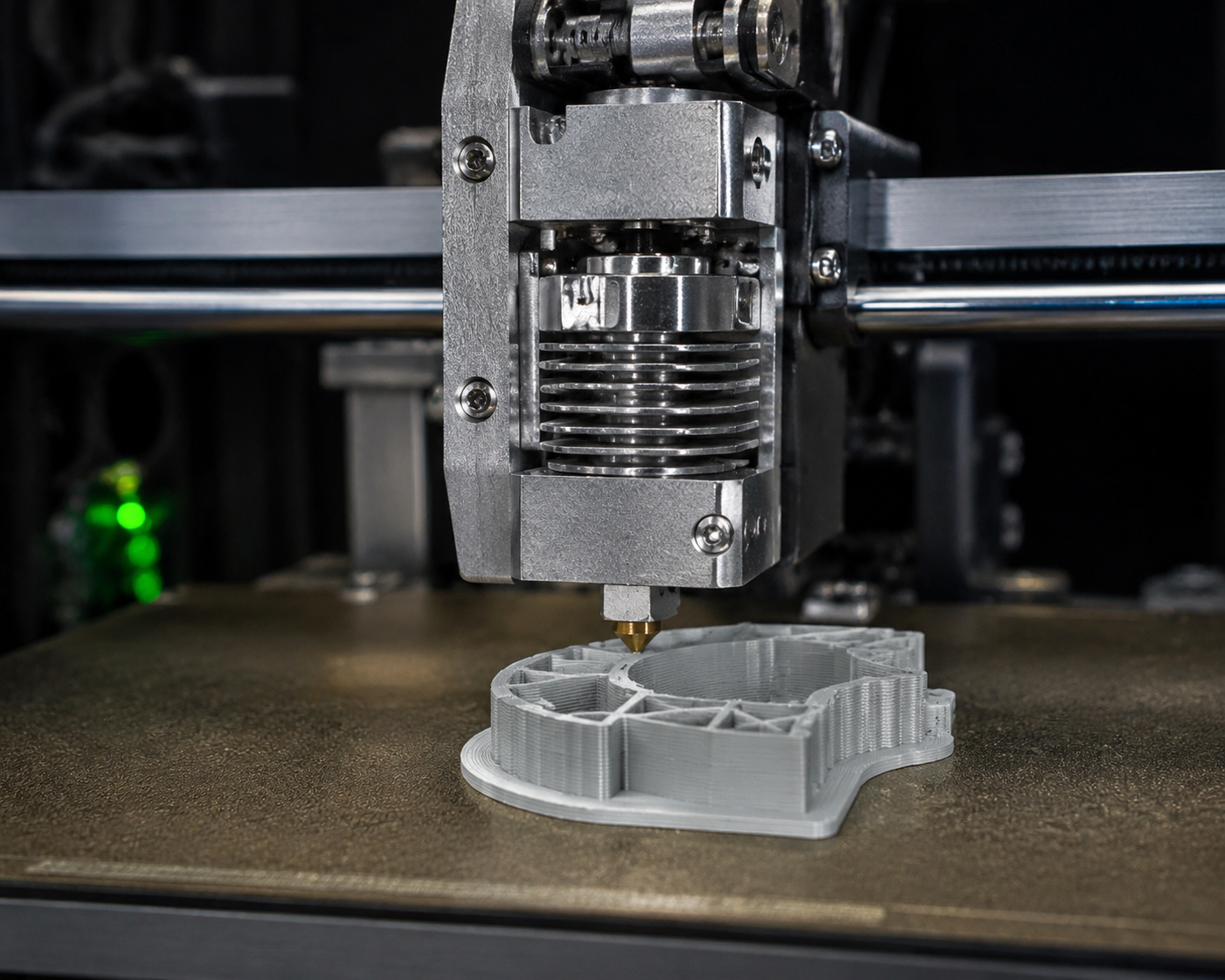 Hướng dẫn in 3D bằng sợi nhựa trên máy tính cá nhân: Cài đặt, yêu cầu kỹ thuật và các loại vật liệu tốt nhất cho năm 2026 All-metal hotend and hardened steel nozzle upgrade for high-temperature PC filament 3D printing
