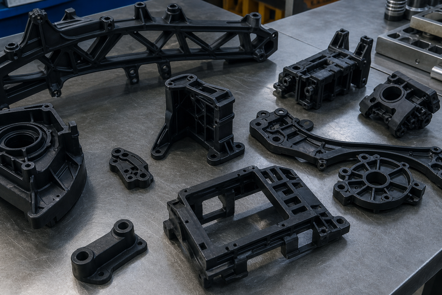 Glass-filled printed parts compared for stiffness and dimensional control