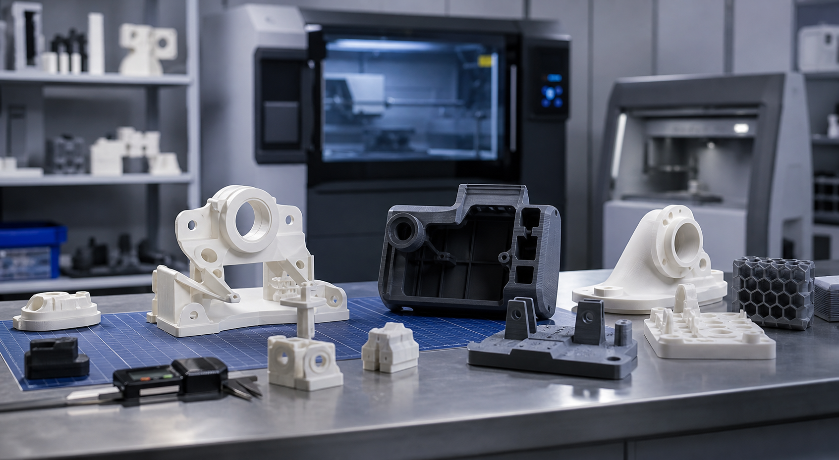 Plastic 3D Printing Services for Functional Parts: Materials, Processes and Buying Guide Plastic 3D printing service parts made with SLS nylon MJF and resin processes