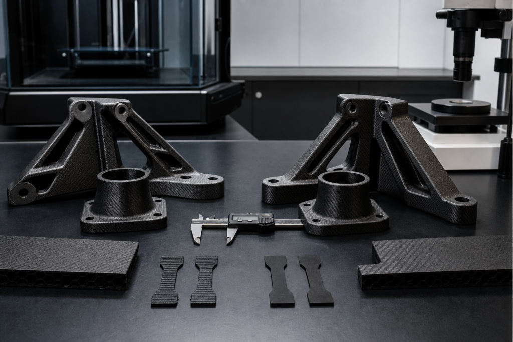 PPA-CF vs PET-CF comparison for high-heat carbon fiber printed parts