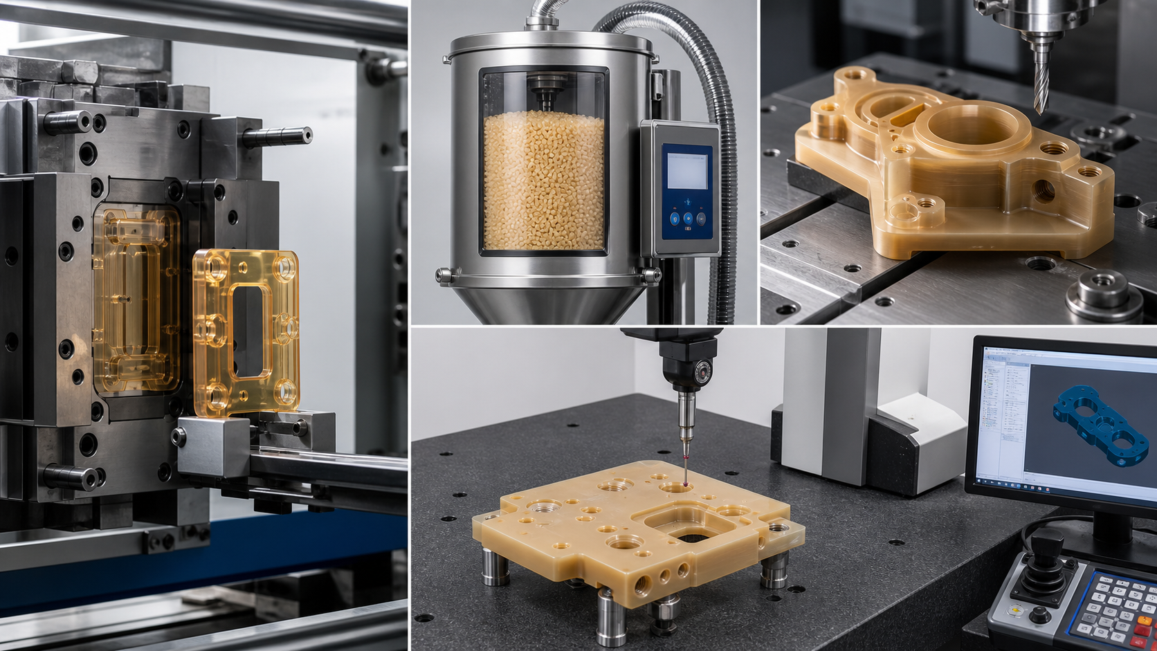 PEI Ultem molding, drying and precision inspection process