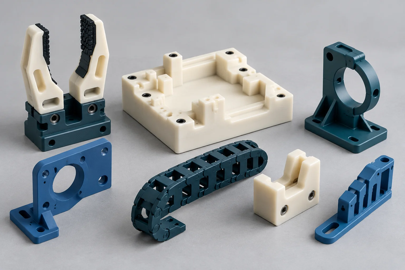 Illustrative robotic automation plastic component design samples