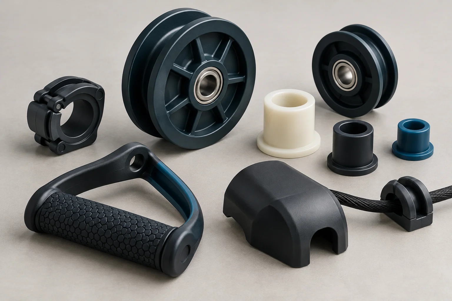 Gym Equipment Illustrative fitness equipment plastic component design samples