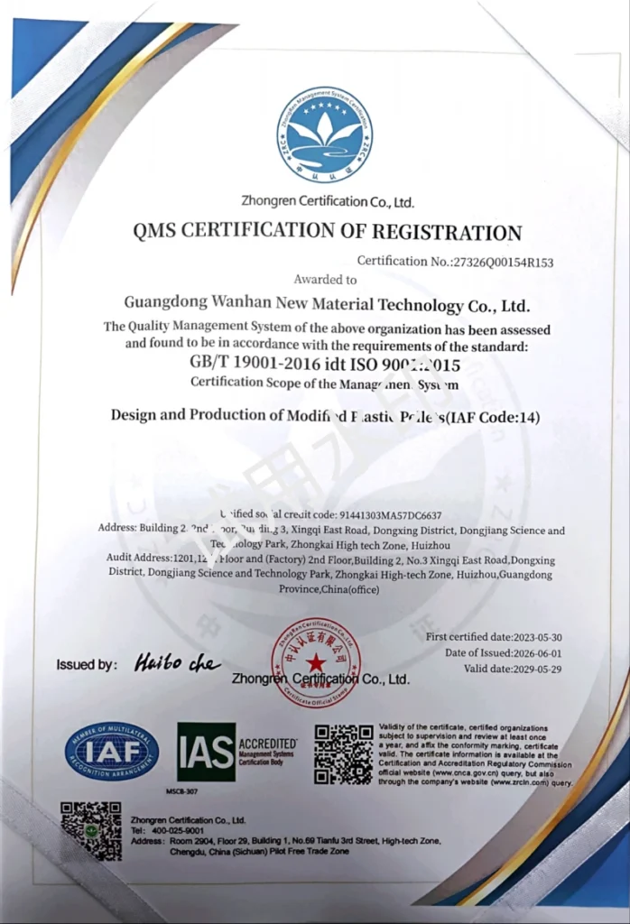 ISO 9001 Certificate — 2026 renewal