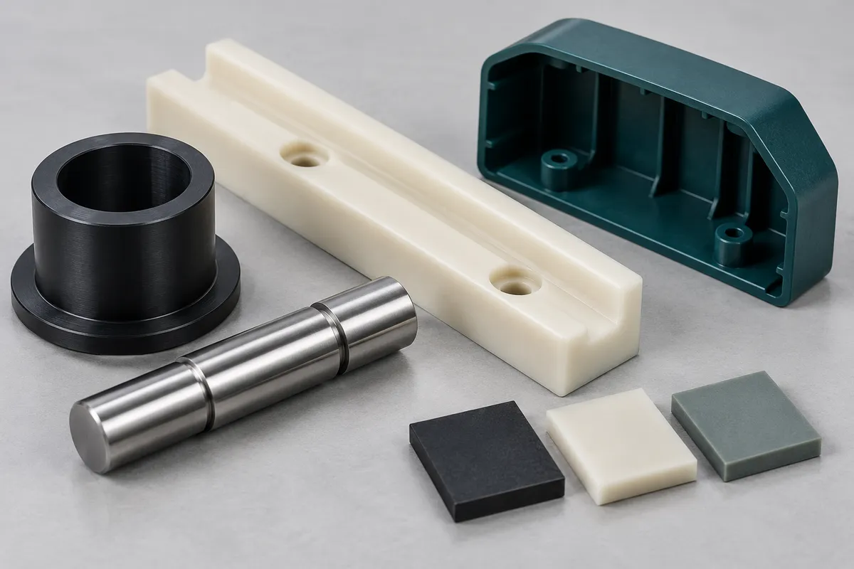 Industrial Equipment Illustrative engineering plastic guide, bushing and protective cover