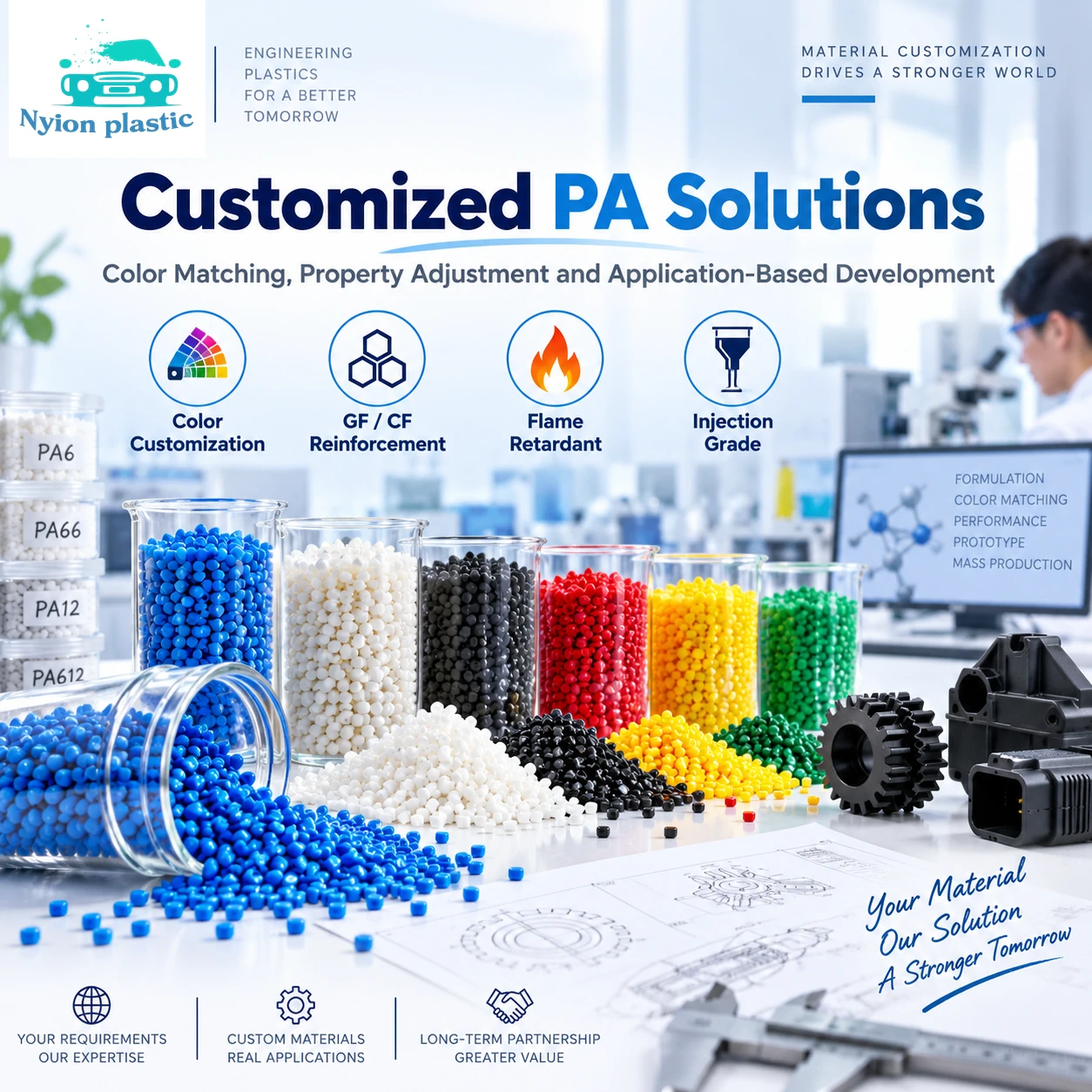 nylon custom - Nylon Plastic nylon custom material information and illustrative applications